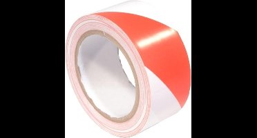 Cellpack Premio  VloerMarkeringstape  50mm x 33m Rood/Wit