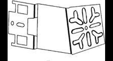 Universele mount 45mm angled