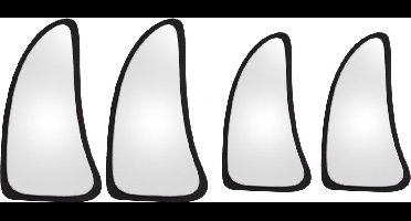 Present Time - Spiegel Set Harmony - Zwart