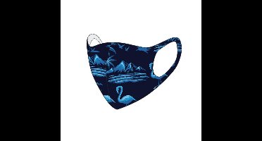 Hip mondkapje - Flamingo I mondmasker  • gezichtsmasker • uitwasbaar • unisex • one size fits all