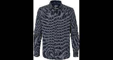 Petrol Industries - Heren All-over print overhemd  - Blauw - Maat XL