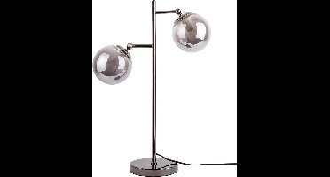 Leitmotiv Tafellamp Shimmer 68 X 18 Cm E14 Staal 25w Grijs