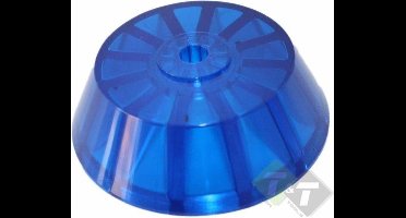 Eindconus PVC blauw, 120mm x 39mm x 14mm