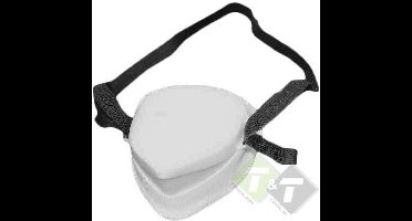 Stofmasker, voor het werken in een stoffige omgeving