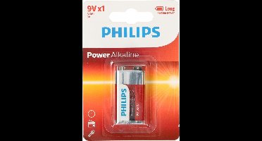 Philips 6LR61P1B - 9V E batterij - 1 stuk