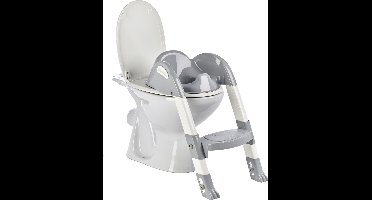 Thermobaby wc verkleiner met trapje KiddyLoo Grijs