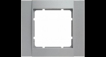 Berker B.1 B.3 B.7 afdekraam 1 voudig aluminium