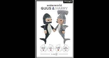 Haakpakket Bas den Braver Zabbez sharks Guus & Harry