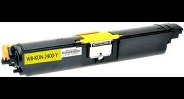 ABC huismerk toner geel geschikt voor Konica Minolta Magicolor 2400W 2400 2430DL 2430 Desklaser 2450 2450D 2450DX 2450PS 2480MF 2480 2490MF 2490 2500W 2530 2530DL 2550