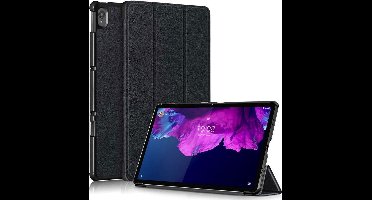 Just in Case tablet Hoes geschikt voor Lenovo Tab P11 / Tab P11 (5G) / Tab P11 Plus - TriFold Bookcase - Zwart