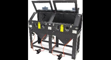 HBM SBC 880 Dubbele Straalcabine Met 2 Afzuigers