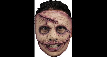 Partychimp Gezichtsmasker Seriemoordenaar 33 Halloween - Latex - Beige