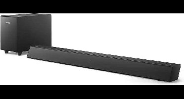 Philips TAB5305/12 - Soundbar met draadloze subwoofer - 2.1 kanalen - Zwart