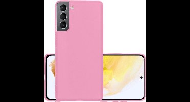 Hoesje - Geschikt voor Samsung Galaxy S21 Plus - Sterk & Shockproof - Hoes Cover - Siliconen Case - Roze