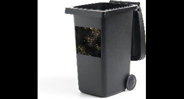 Container sticker Goud - Zwart - Abstract - 40x40 cm - Kliko sticker