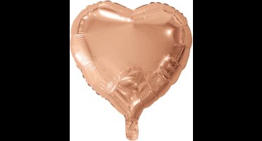Folie ballon hart goud-roze 46 cm