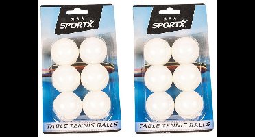 SportX Tafeltennis ballen - 30x st - 40 mm - ping pong balletjes - pingpongballen - speelgoed