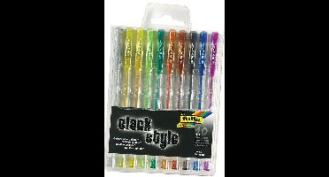 Gelpennen | Glitter | Set Ã  10 kleuren