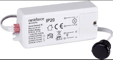 Renkforce 1289332 Nabijheidsschakelaar Contactloos IP20 Zwart