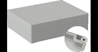 TRU COMPONENTS TC-9065572 Outdoorbehuizing 300 x 230 x 85 Polycarbonaat Grijs-wit (RAL 7035) 1 stuk(s)