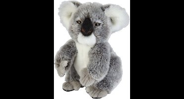 Ravensden Pluche koala knuffel - grijs - 28 cm - speelgoed - Australische buideldieren knuffels