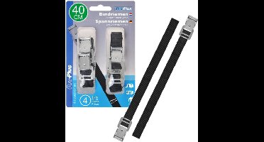 Voordeelset van 6x stuks caravan/camper fietsen spanbanden 40 en 50 cm - Super handige vastmaak bandjes