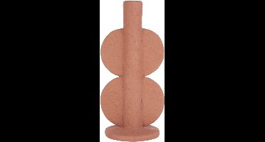Present Time Kandelaar Double Bubble - Terracotta - 11x9,5x22cm - Modern