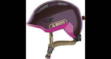 Abus Kinderhelm Smiley 3.0 S LED Royal Purple