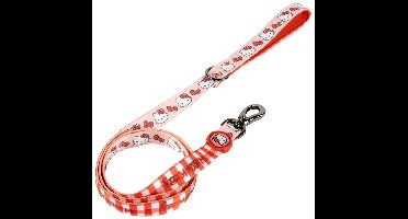 Hondenriem - Hello Kitty - Rood - Maat M - 2x100cm
