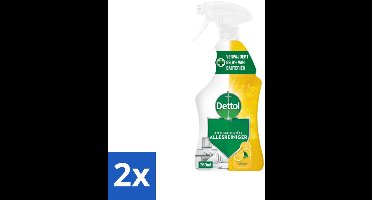 Dettol Antibacteriële Allesreiniger Spray Sprankelende Citroen 750 ml - Voordeelverpakking - 2 stuks