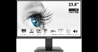 Monitor MSI Pro MP243X 23.8' 1920x1080px IPS 100Hz 1 ms