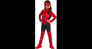Miraculous Ladybug Kinderkostuum - Rubies - Maat 7-8 Jaar