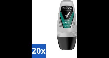20 x Rexona Men - Sensitive - Deo Roll-on - Anti-transpirant - 50 ml - Gevoelige Huid - Deodorant Voor Mannen - Anti-transpirant - Roll-on Deodorant - Zweetbehandeling