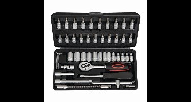 Dopsleutelset 45 st. 1/4″ SW 4-14 mm Aantal tanden 72 zeskant - S...