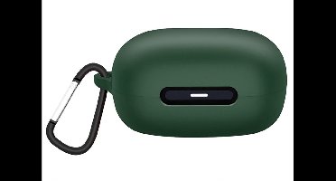 Beschermhoes voor draadloze koptelefoon, siliconen hoes, dun en schokbestendig, legergroen - Compatibel met Anker Soundcore C30i
