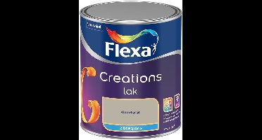 Flexa - Creations Lak Zijdeglans - Kiezelgrijs - Mengverf - 0.75 L