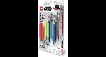 LEGO Star Wars Lightsaber / Lichtzwaard Gel Pen Multipack 10 stuks / 10 kleuren (M, 0.7mm)