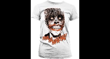 DC Comics Batman Dames Tshirt -2XL- Joker HyaHaHaHa Wit