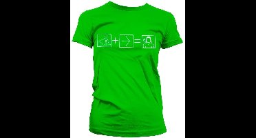 Arrow Riddle Girly T-Shirt Damen Green-S