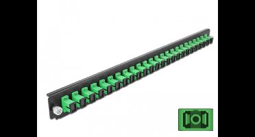 19 inch splice doos front panel 24 poort Sc simplex groen