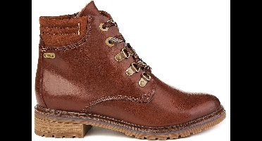 Marco Tozzi kastanjekleurige bontlaarzen bruin - 40