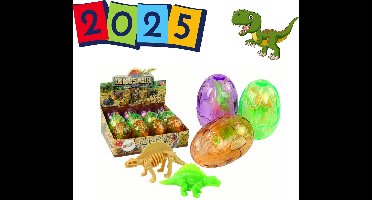 Jurassic World Dinosaurusei Set – Grote Dino Eieren met 2 Realistische Speelfiguren van 9 cm – Educatief Speelgoed voor Kinderen – Verzamelbare Dinofiguren – Perfect Cadeau voor Jongens en Meisjes – Met Ebook