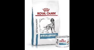 Royal Canin Hypoallergenic Combi bundel - 7 kg + 12 x 200 gr