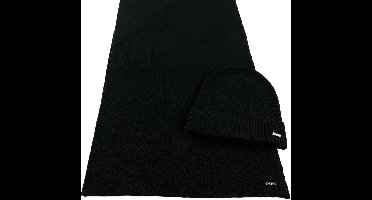 BOSS muts sjaal Liviliana Set Black zwart