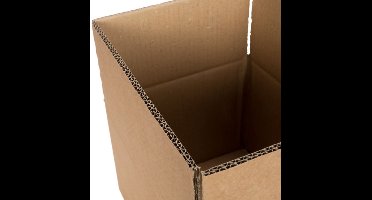 Kartonnen dozen dubbelgolf 500 x 300 x 300 mm bruin | 20 stuks