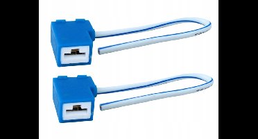 Keramische H1/H3 Lampvoet, 15cm Kabel, Set van 2