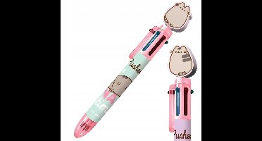 Pusheen 6-kleuren balpen – Automatisch en leuk schrijven