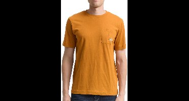 Tom Tailor - T-shirt - Heren - L - Camel - Katoen - 1048627