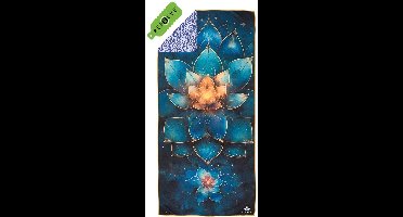 SooBluu – Yoga Handdoek LOTUS – Sporthanddoek – Duurzaam Gemaakt van Gerecycled Plastic (rPET) tot Microvezel – Fluweelzacht, Lichtgewicht & Sneldrogend – 183x68 cm