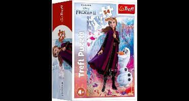 Frozen II Mini Puzzel Anna & Olaf - 54 Elementen